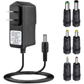 DC 15V 1A Adapter Charger Charging Cable Cord for Peak 450A 500A 600A 800A 1000A Auto Battery Booster Jump Starter, Compatible Beatit,Tacklife,Gooloo & More Portable Car Jump Starter