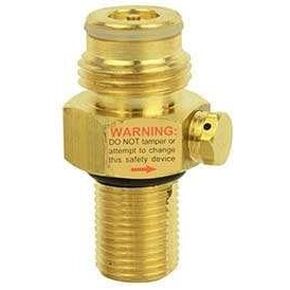 Interstate Pneumatics WRCO2-PV Brass Pin Valve for CO2 Paintball Tank