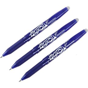 Pilot Frixion Erasable Rollerball Pen - BLUE Triple