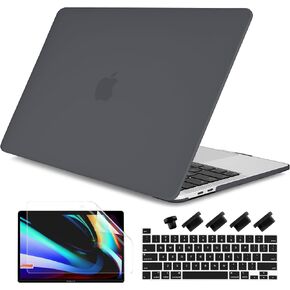 DONGKE for MacBook Pro 13 inch Case 2023 2022 2021 2020 Release Model: A2338 M2/M1 A2289 A2251 with Touch Bar & Touch ID, Frosted Matte Plastic Hard Shell Case & Keyboard Cover, Army Green