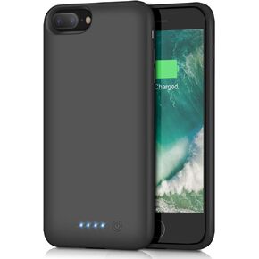Battery Case for iPhone 6s Plus/6 Plus/7 Plus/8 Plus 8500mAh, Rechargeable Charging Case for iPhone 6Plus Extended Battery Pack Charger Portable Power Bank Cover for 7Plus 8Plus (5.5")