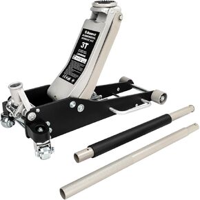 Donext 2.5 Ton Low Profile Racing Floor Jack - Heavy-Duty Steel, Dual Pistons Quick Lift Pump, Lifting Range 3.35"-18.11"