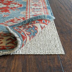 RUGPADUSA - Nature's Grip - 2'x3' Oval - 1/16" Thick - Rubber and Jute - Eco-Friendly Non-Slip Rug Pad - Safe for Your Floors and Your Family, Many Custom Sizes