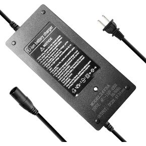 شاحن GoAKichGo 29.4 فولت 3 أمبير مزود طاقة 24 فولت لبطارية ليثيوم أيون 24 فولت 7 ثانية مع قابس ذكر 3 دبوس XLR in Kuwait