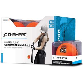 Champro 10" Control Flight Balls - Performance Improvement, Softball/Baseball, 12 Pack