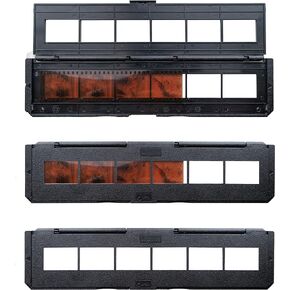 Magnasonic Long Tray Negative Film Holder for 35mm Compatible Film Scanners, Holds 6 Negative Frames to Speed up Processing Time, Easy To Use, Gently Flattens and Protects Film Edges - Set of 3 (NT01)