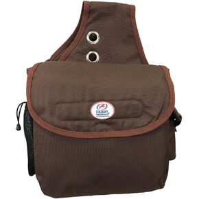 Padded Triple Layer 1200d Nylon Saddle Bags for trail riding 1 Year Warranty with 2 Pockets for Water Bottles.