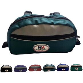 Majestic Ally Nylon Reflective Saddle Pommel Bag for Western Saddle (Purple)
