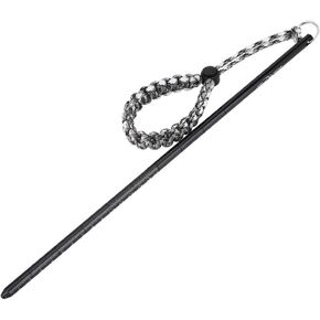 Wbestexercises Diving Pointer Stick, Scuba Diving Aluminum Alloy Lobster Stick Pointer Underwater Shaker Noise Maker Stick Rod with 7 Strand Parachute Lanyard(Black)