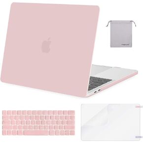 MOSISO Compatible with MacBook Pro 15 inch Case 2019 2018 2017 2016 Release A1990 A1707 with Touch Bar, Plastic Hard Shell Case & Keyboard Cover & Screen Protector & Storage Bag, Aqua Blue