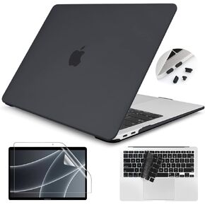 Teryeefi for with MacBook Air 13 inch Case 2020 2021 Model: M1 A2337 A2179 A1932, Frosted Hard Shell Keyboard Cover for 2018-2020 MacBook Air 13 inch with Retina Display Fits Touch ID Airy Blue