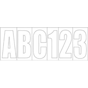 Shoreline Marine 3“ Block Letter Kit – White