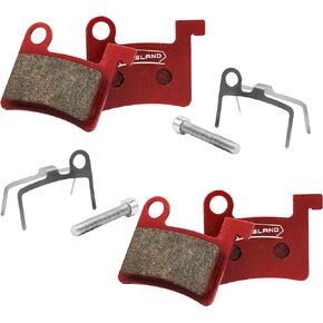 MT600 Electric Bike Disc Brake Pad Two Pairs, Suitable LD-200PLUS LD4X-600, (Semi-Metallic/Metal/Sintered Metal)