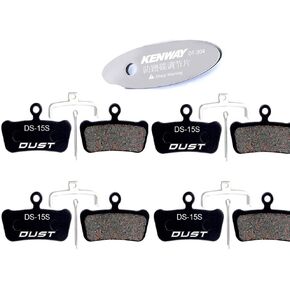 4 Pairs Bicycle Bike Disc Brake Pads for Sram Guide RSC R Avid XO XX Elixir 7 9 Trail 4 Piston (Semi-Metallic/Sintered Metal)