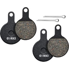2 Pairs Bicycle Disc Brake Pads for Tektro Novela IOX Disc Brakes(Resin,Semi-Metallic,Sintered Metal)