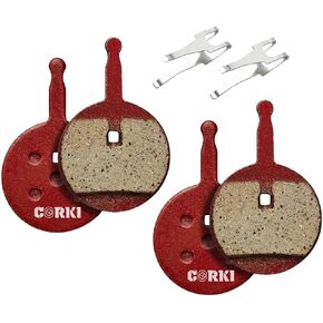2 Pairs Bicycle Disc Brake Pads for Avid Mechanical BB5 (Resin,Semi-Metallic,Sintered Metal)