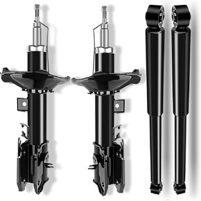 4x Struts AUTOMUTO Shock Absorbers Fits 2002-2003 for Infiniti QX4,2000-2004 for Nissan Pathfinder with 335033 335032 343379 Auto Shocks - Front Rear