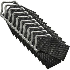 Trampoline Triangle Buckle, 10pcs Triangle Rings Buckle V-Rings, High Strength Erosion Resistance Metal Triangle Ring Buckle for Trampoline Replacement Repair