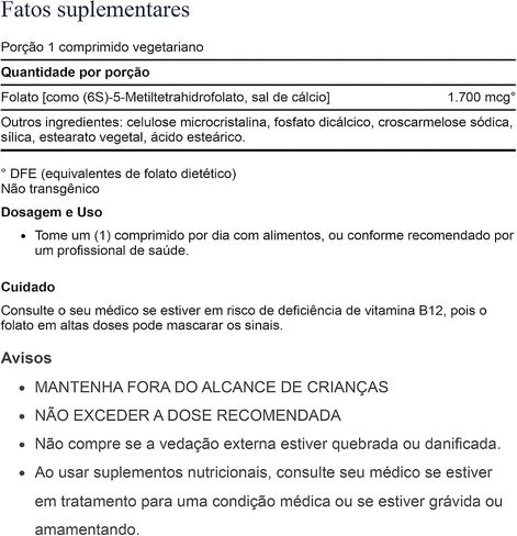 Life Extension Optimized Folate L-Methylfolate 1000 mcg Vegetarian Tablets 2 Pack in Saudi Arabia
