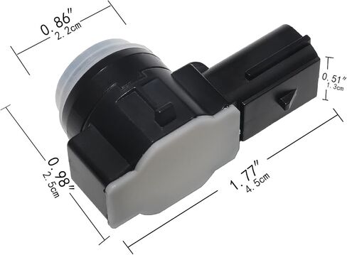 MANATEE 23428268 Bumper PDC Park Assist Object Sensor for Cadillac Chevy GMC Buick Silverado Sierra 1500 2500 3500 HD Yukon XL Encore Lacrosse CTS CT6 XT5 XTS, 52050134 84078131 84153946 (4PCS, Black) in Saudi Arabia