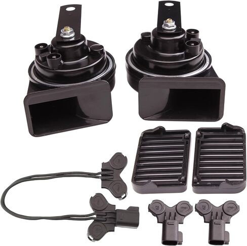 Car Horn for Toyota with 1 to 2 Plug Compatible with Toyota, 12V Waterproof Dual-Tone Electric Snail Horn Train Horn Kit for Car in Saudi Arabia
