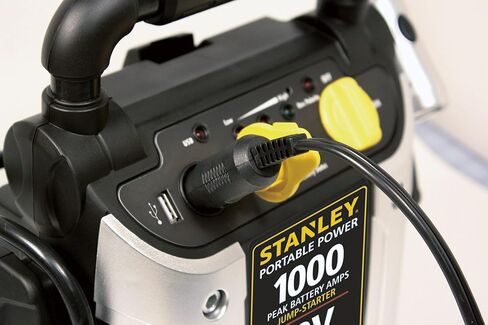 STANLEY J509 Portable Power Station Jump Starter 1000 Peak Amp Battery Booster, USB Port, Battery Clamps in Saudi Arabia