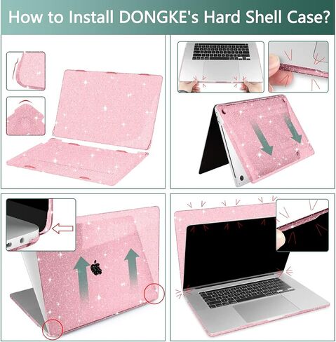 DONGKE for MacBook Pro 13 inch Case 2023 2022 2021 2020 Release Model: A2338 M2/M1 A2289 A2251 with Touch Bar & Touch ID, Frosted Matte Plastic Hard Shell Case & Keyboard Cover, Army Green in Kuwait