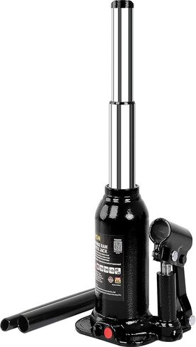Torin 10 Ton (20,000 LBs) Double Ram Welded Hydraulic Car Bottle Jack for Auto Repair and House Lift, Black, ATH81002XB in Saudi Arabia