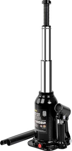 Torin 10 Ton (20,000 LBs) Double Ram Welded Hydraulic Car Bottle Jack for Auto Repair and House Lift, Black, ATH81002XB in Saudi Arabia