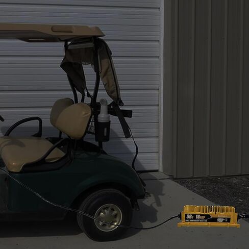 شاحن بطارية عربة الجولف scilulu 36 فولت، شاحن بطارية 18AMP EZGO لعربات الجولف 36 فولت، قابس D، 18 قدم، 4-6 ساعات شحن كامل، شاحن عربة الجولف 800 وات in Kuwait