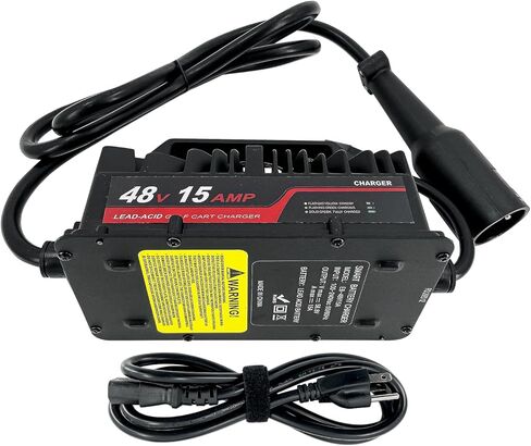 48V 15 AMP Golf Cart Battery Charger for Club Car-3Pin w/Trickle Charge 4-7 Hours Full Charge Type 3-pin Round Plug for 48V ClubCar Golf carts in Saudi Arabia