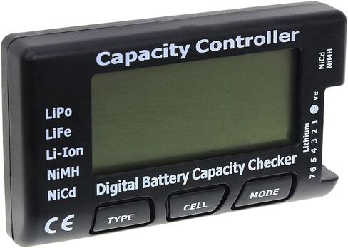 Goldby RC Cellmeter 7 Digital Battery Capacity Checker Controller Tester Voltage Tester Checker for LiPo Life Li-ion NiMH Nicd Battery in Saudi Arabia