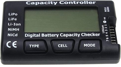 Goldby RC Cellmeter 7 Digital Battery Capacity Checker Controller Tester Voltage Tester Checker for LiPo Life Li-ion NiMH Nicd Battery in Saudi Arabia
