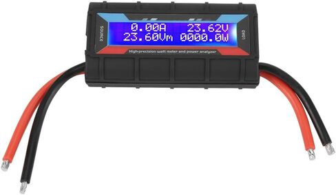 High Precision Watt Meter Voltage Amp Meter Power Analyzer, 4.8V~60V 130A, with a Digital LCD Display, Mainly Used for RC Model Airplane Watt Meter in Saudi Arabia