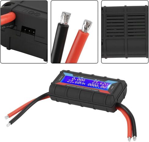 High Precision Watt Meter Voltage Amp Meter Power Analyzer, 4.8V~60V 130A, with a Digital LCD Display, Mainly Used for RC Model Airplane Watt Meter in Saudi Arabia