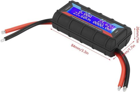 High Precision Watt Meter Voltage Amp Meter Power Analyzer, 4.8V~60V 130A, with a Digital LCD Display, Mainly Used for RC Model Airplane Watt Meter in Saudi Arabia