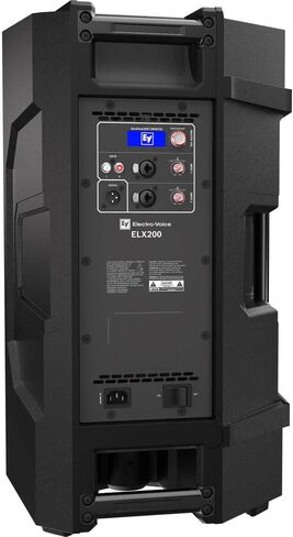 مجموعة مكبرات الصوت Electro-Voice ELX200-12P مقاس 12 بوصة بقدرة 1200 واط ثنائية الاتجاه (زوج) مع حامل مكبر صوت فولاذي Auray SS-47S-PB مع حقيبة حمل وكابلات 2X XLR-XLR in Saudi Arabia