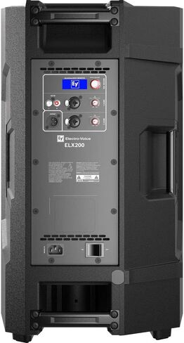 مجموعة مكبرات الصوت Electro-Voice ELX200-12P مقاس 12 بوصة بقدرة 1200 واط ثنائية الاتجاه (زوج) مع حامل مكبر صوت فولاذي Auray SS-47S-PB مع حقيبة حمل وكابلات 2X XLR-XLR in Saudi Arabia