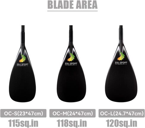 Z&J SPORT Outrigger Canoe Paddle Wooden Shaft, Tahiti Style Hybrid OC Paddle with T-Handle, Durable OC Paddle for Waka AMA, va’a, Bent Shaft & 12 Degree Blade in Saudi Arabia