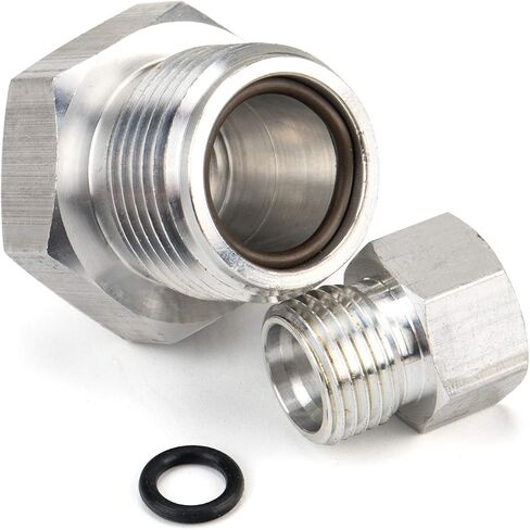 3 مرايا خلفية A/C Block Off Kit Line Terminator متوافقة مع 1996-1999 Chevy Suburban Tahoe GMC Yukon Auxiliary AC القضاء على 4 قطع مجموعة ودليل، حلقات O HNBR مطورة in Saudi Arabia