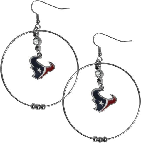 Siskiyou Sports NFL 2-Inch Hoop Earrings in Saudi Arabia