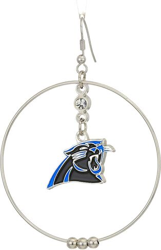 Siskiyou Sports NFL 2-Inch Hoop Earrings in Saudi Arabia