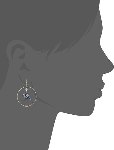 Siskiyou Sports NFL 2-Inch Hoop Earrings in Saudi Arabia