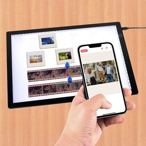Slide Viewer Light Box, for Viewing Scanning Negatives and Slides, Artist Sketching, Ultra-Thin A4 Light Pad Scanner with 3 Adjustable Brightness and USB Powered in Saudi Arabia