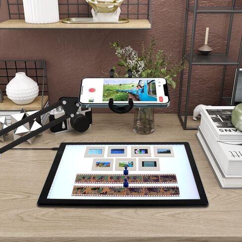 صندوق إضاءة لعرض الشرائح، لعرض الصور السلبية والشرائح، رسم فني، ماسح ضوئي بلوحة ضوئية A4 رفيع للغاية مع 3 سطوع قابل للتعديل ويعمل بمنفذ USB in Kuwait