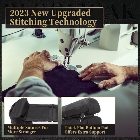 حقائب السرج المعزولة من بلوموك، حقائب قرن الحصان للسروج الغربية والإنجليزية مع خياطة معززة وجيب شبكي خارجي، مناسبة لركوب الخيل، حامل العتاد (بني) in Kuwait