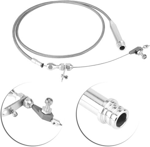 AYNEFY Braided Kickdown Cable，700R4 Braided Kickdown Cable Transmission Detent for All Chevy in Saudi Arabia