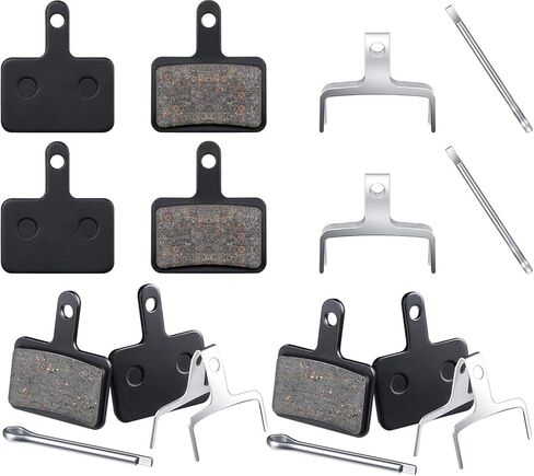 وسادات فرامل الدراجة لفرامل قرص Shimano M416 MT200 BR-M355، M375، M395، M415، M445، M446، M475، M485، M495، M525، M575، M3050، M4050، BL-M6100 Fit Tektro فرامل هيدروليكية من الراتنج المعدني (زوجان ) in Kuwait