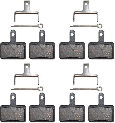 وسادات فرامل الدراجة لفرامل قرص Shimano M416 MT200 BR-M355، M375، M395، M415، M445، M446، M475، M485، M495، M525، M575، M3050، M4050، BL-M6100 Fit Tektro فرامل هيدروليكية من الراتنج المعدني (زوجان ) in Kuwait