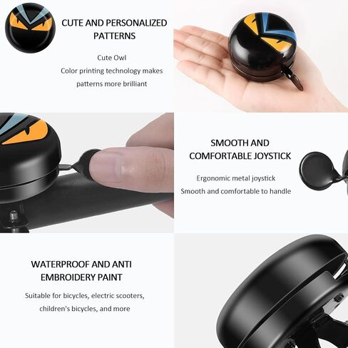 Bicycle Bells for Adults, Aluminum Kids Bike Bell Boys Girls, Loud Crisp Clear Sound Toddler Bike Bells, Bike Bells for Adults Mountain Bike in Saudi Arabia